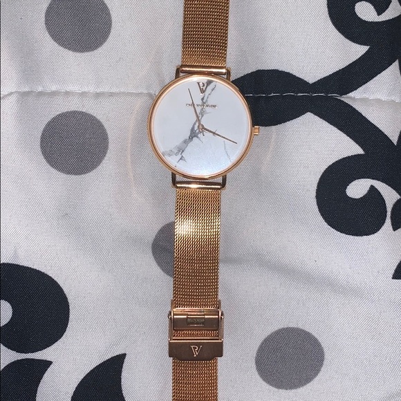 2/$150 - Rose Gold Marble Faced Watch - Picture 1 of 7